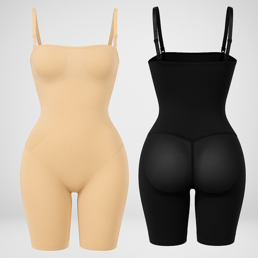 Body Faja Moldeador con Brasier – Control de Abdomen, Cintura y Muslos (Hecho en Colombia)